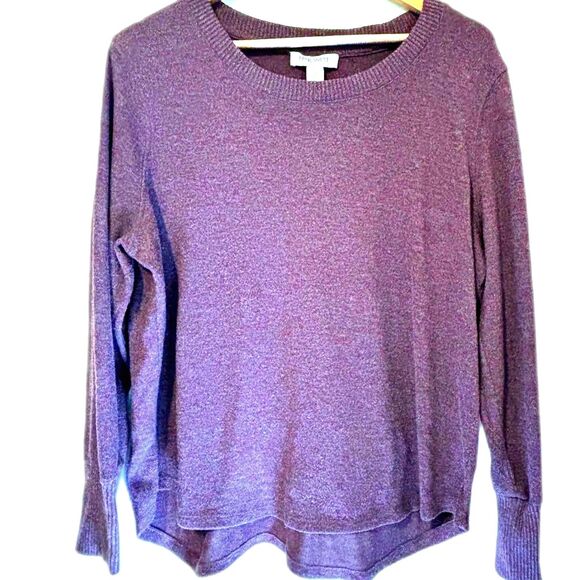 Women's Heather NINE WEST Soft Long Sleeve Sweater, XXL - Picture 1 of 7